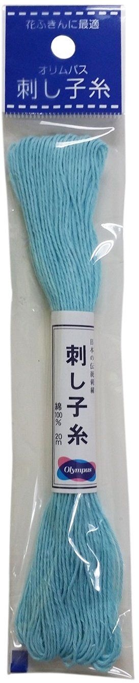 Olympus Sashiko Cotton Thread 22Yd Solid Aqua