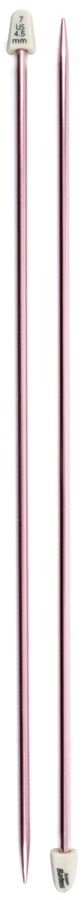 Silvalume Single Point Knitting Needles 14 Size 7 4.5Mm Inch