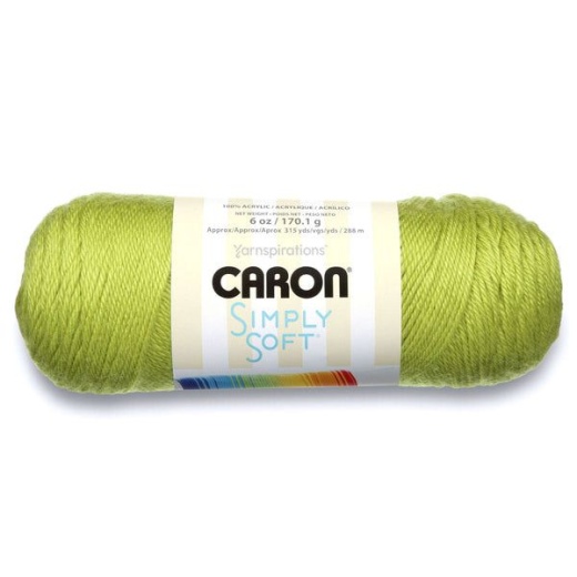 Spinrite Caron Simply Soft Solids Yarn Chartreuse 1 Pack Of 1 Skein