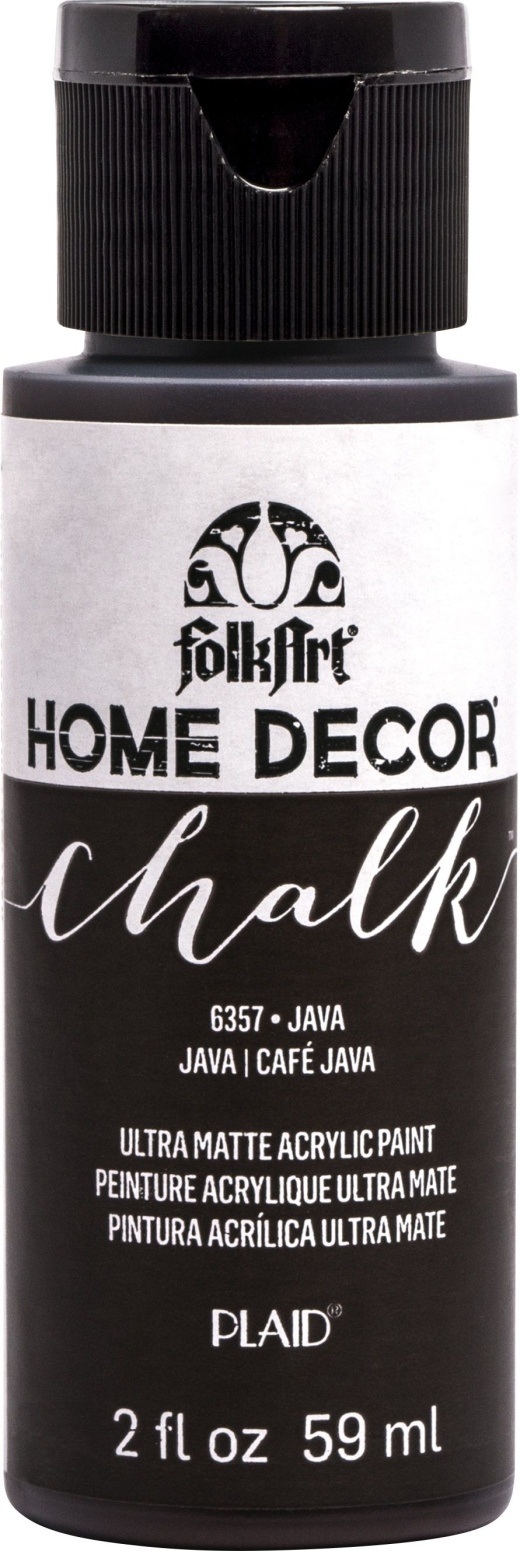 Folkart Home Decor Chalk Paint 2Oz Java