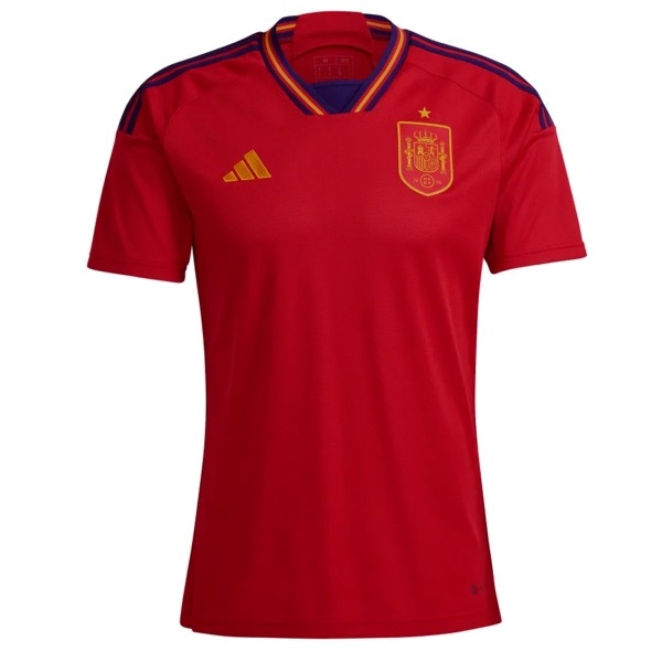 Adidas Spain 2022-23 Official Home Soccer Jersey