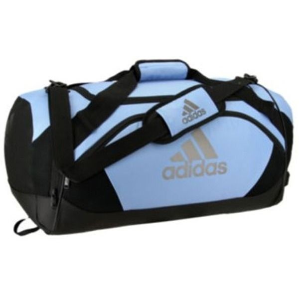 Adidas Team Issue Ii Medium Light Blue Duffel Bag Size: 26"X 12.5" X 13.5. Color: Sky/White