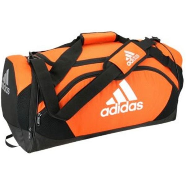 Adidas Team Issue Ii Medium Orange Duffel Bag Size: 26"X 12.5" X 13.5. Color: Orange/White