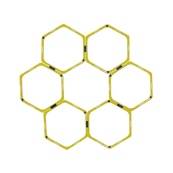 Kwik Goal Hex Speed Rings Size: Set Of 6 Hexes. Color: Yellow