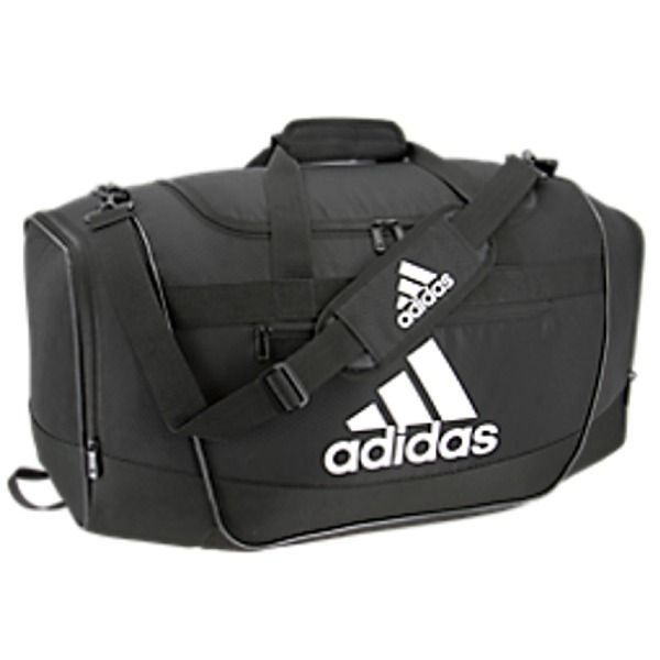 Adidas Defender Iv Medium Black Duffel Bag Color: Black/White. Size: 24" X 13" X 12"