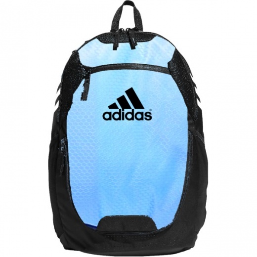 Adidas Stadium 3 Backpack - Light Blue, 19.5" X 11" X 10.5"