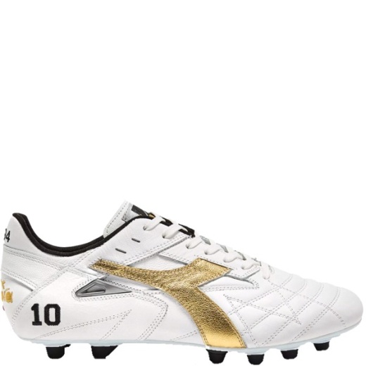 Diadora Matchwinner Ita Og Lt 94 Lt+ White/Gold Firm Ground Soccer Cleats