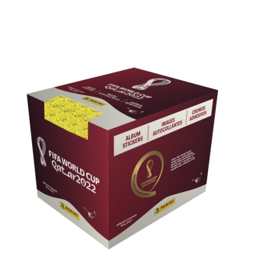 2022 Panini World Cup Stickers Qatar Box - 50 Packs Per Box