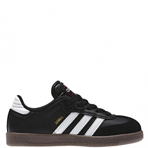 Adidas Samba Classic J Black Youth Indoor Shoes Size: 11.5Y. Color: Black/White