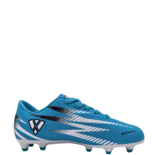 Vizari Bodega Fg Sky Blue/White Youth Soccer Cleats Size: 8Y. Color: Sky Blue/White