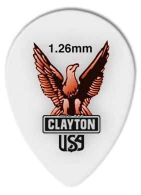Steve Clayton™ Acetal/Polymer Pick: Small Teardrop