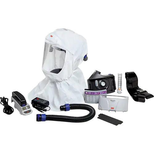 Versaflo™ Easy Clean Papr Kit, Loose Fitting Hood & Faceshield, Lithium ...