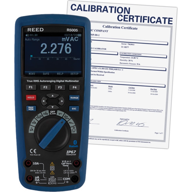 True Rms Multimeter Ac Test True Rms Industrial Multimeter With Calibration Certificate, Ac/Dc ...