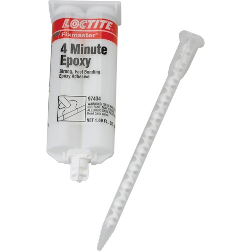Fixmaster® 4 Minute Adhesive, 50 Ml, Dual Cartridge, Two-Part, Amber