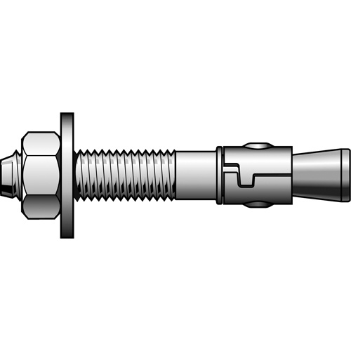 Power-Stud™ Wedge Anchors, Carbon Steel, 5/8" X 3-1/2"