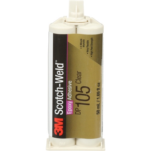 Scotch-Weld™ Adhesive, 1.7 Fl. Oz., Cartridge, Two-Part, Translucent