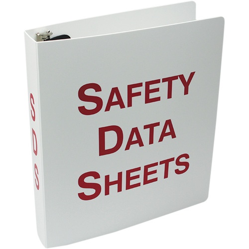 Plastic Safety Data Sheet Binder