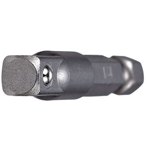 Adapter & Extension, 1/4" Drive Size, 1/4" Male Size, Pin, 12" l