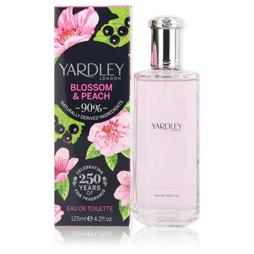 Yardley Blossom & Peach Eau De Toilette Spray for Women - 4.2 oz