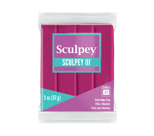 Sculpey III Polymer Clay Berry 2 Oz Bar S302 543