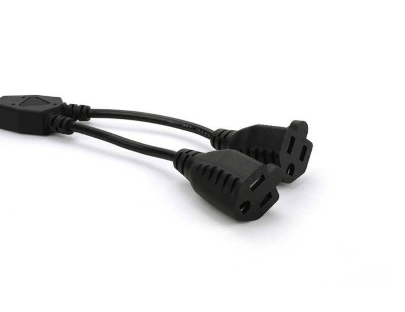 Power Extension Splitter Cable, 3 Pack