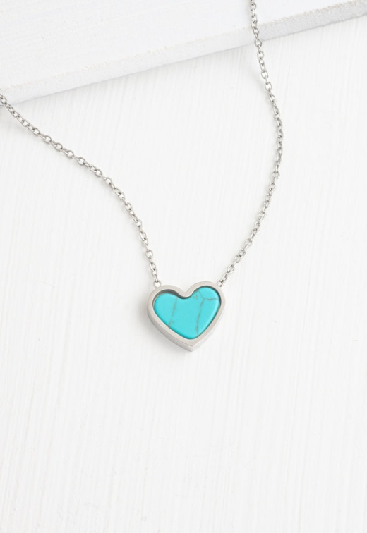 Starfish Bay Turquoise Heart Necklace