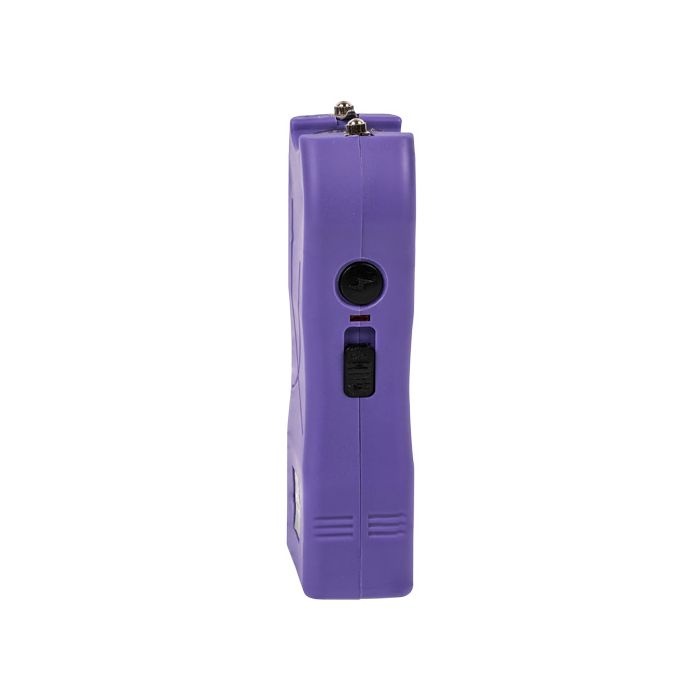Runt Purple Stun Gun With Flashlight And Wrist Strap Disable Pin