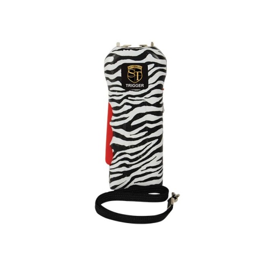 Trigger Stun Gun Flashlight - Zebra