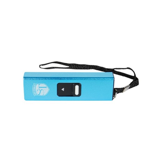 Slider Stun Gun Flashlight - Blue