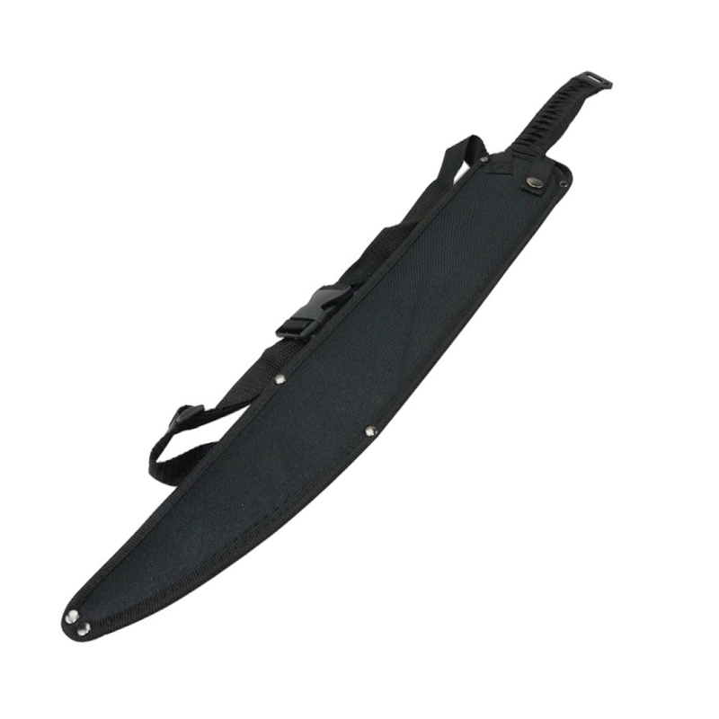 27" Green Stainless 2 Tone Blade Sword With Sheath
