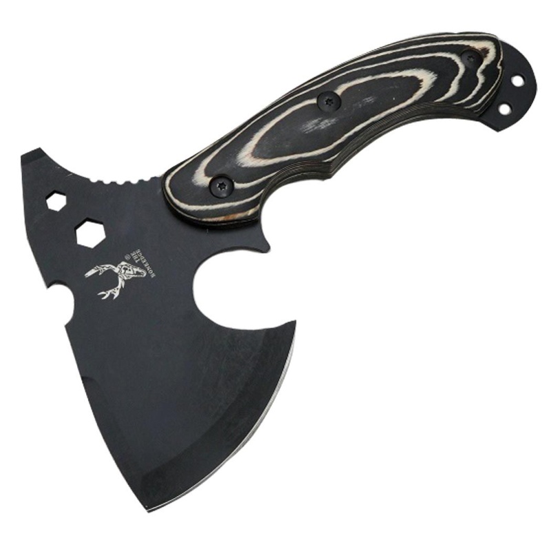 Theboneedge Tactical 9" Axe Stainless Steel Blade Wooden Handle