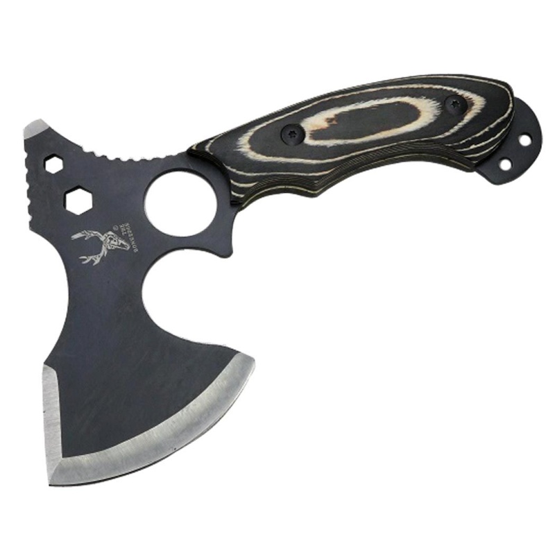 Theboneedge Tactical 8.5" Axe Stainless Steel Blade Wooden Handle