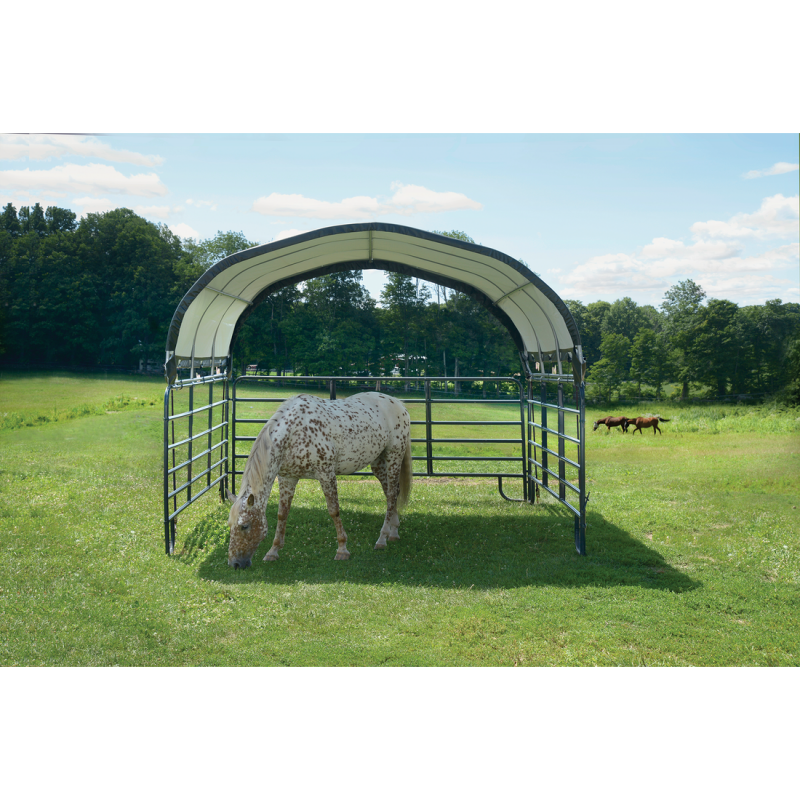 Corral Shelter, Powder Coated 12 Ft. X 12 Ft