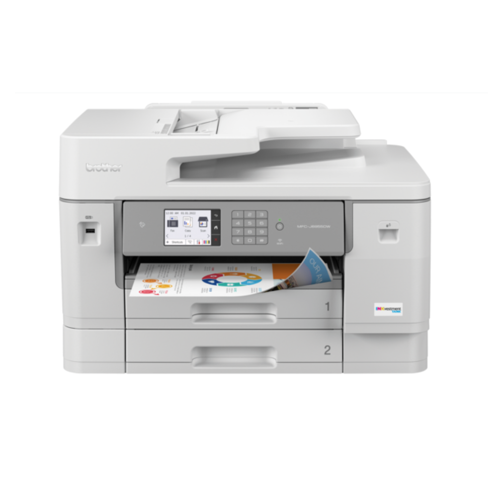 Brother Inkvestment Tank AllInOne Colour Inkjet Printer With Wireless