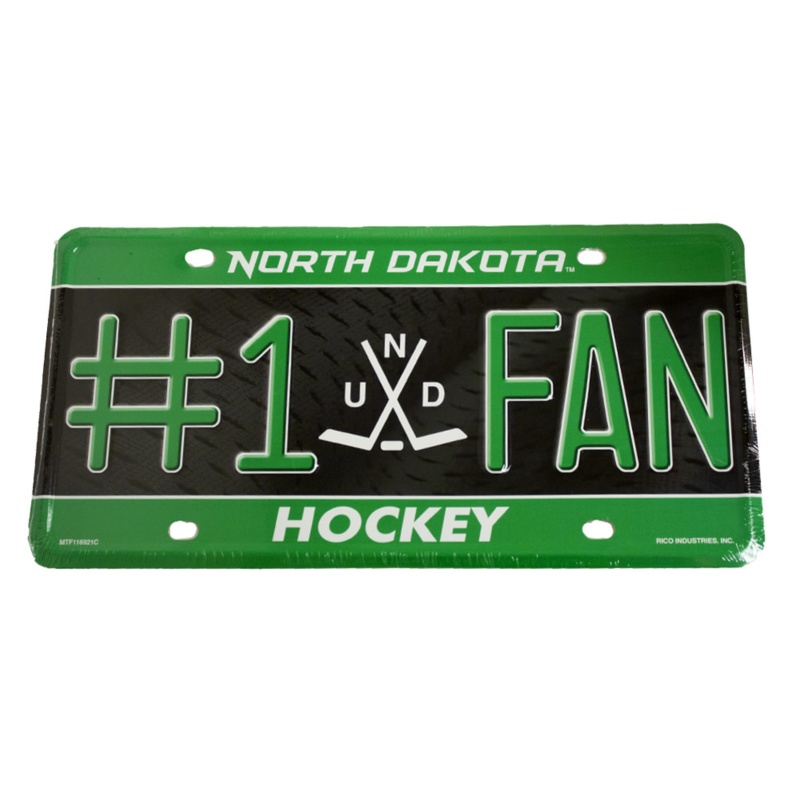 #1 North Dakota Fan License Plate