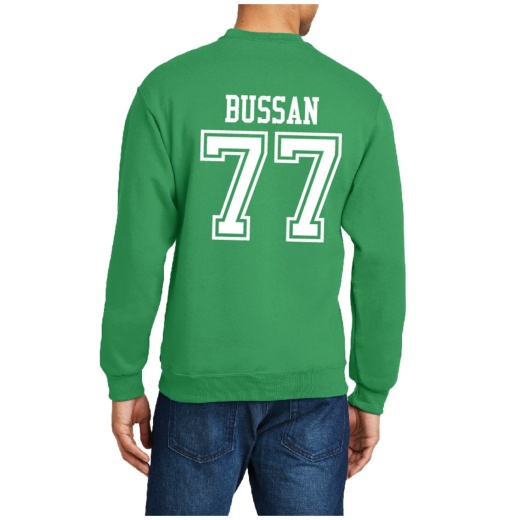 #77 Mark Bussan Nd Football Sport Adult Crew