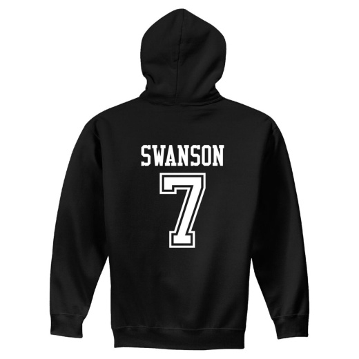 #7 Mac Swanson Nd Hockey Sport Adult Hood