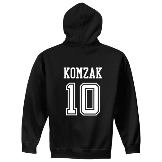 #10 Tanner Komzak Nd Hockey Sport Youth Hood