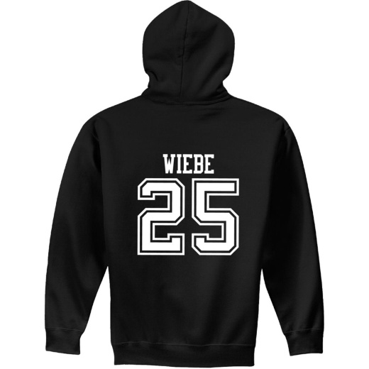 #25 Abram Wiebe Nd Hockey Sport Adult Hood