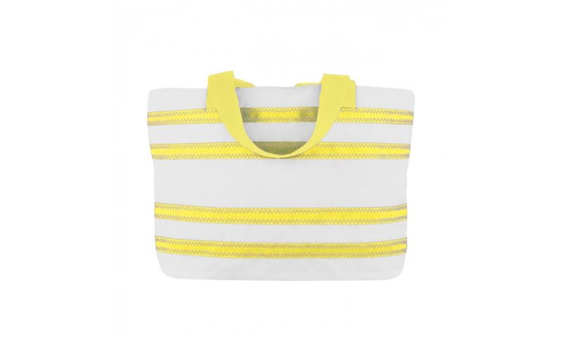 Cabana Stripe Tote - Medium Color: Yellow