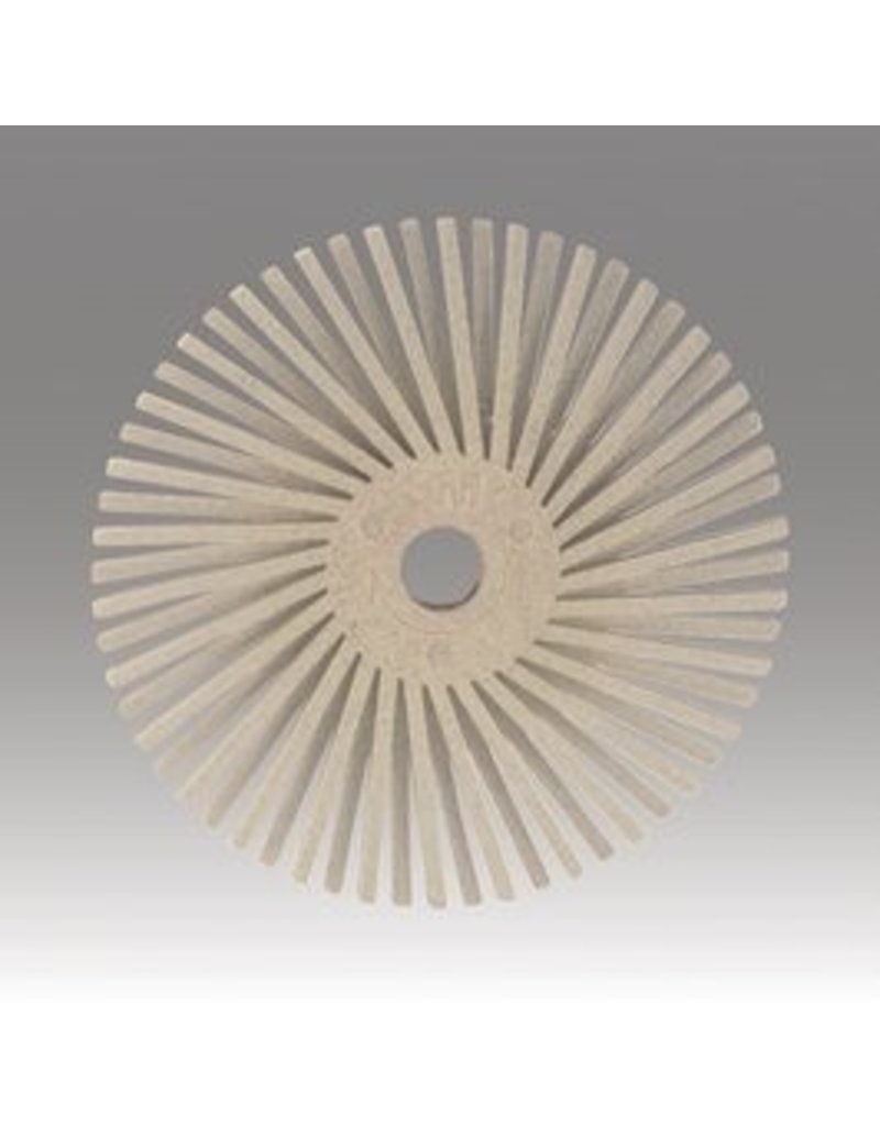 3M 3M Radial Bristle Disc 1'' White 120Grit (24 Pack)