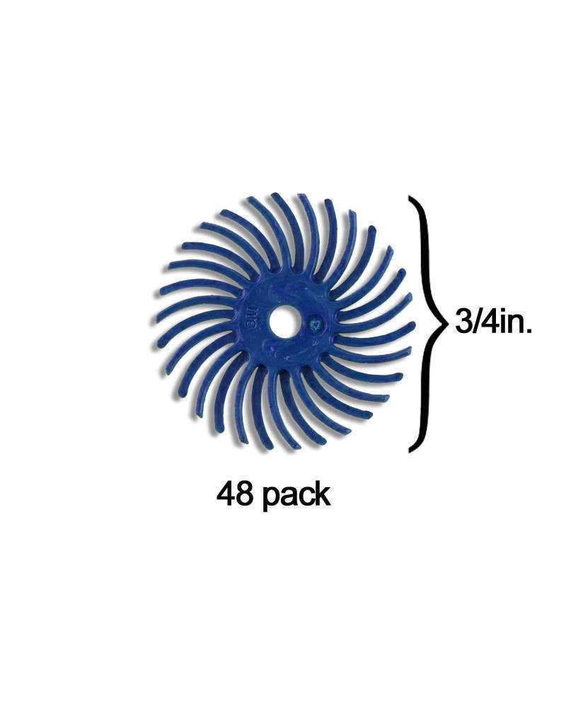 3M 3M Radial Bristle Disc 3/4'' Blue 400Grit (48 Pack)