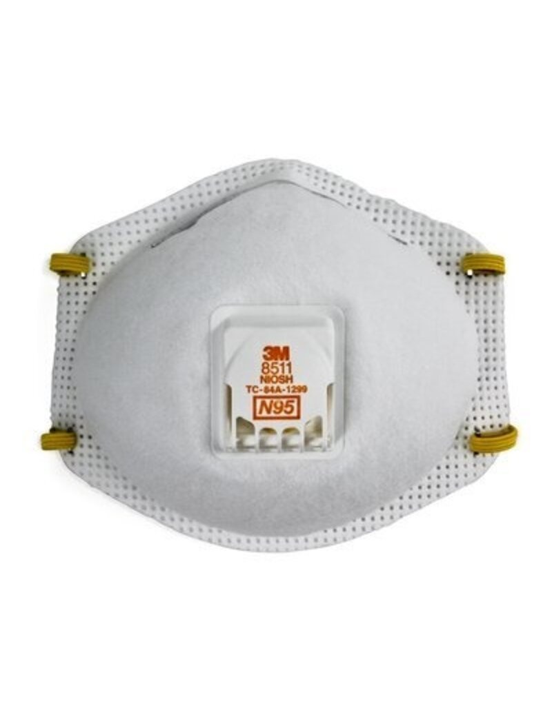 3M Disposable N95 Respirator 8511 Size : 2 Pack