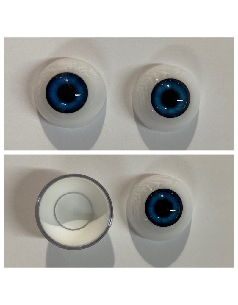 Just Sculpt Acrylic Eyes 22Mm Blue (Pair)