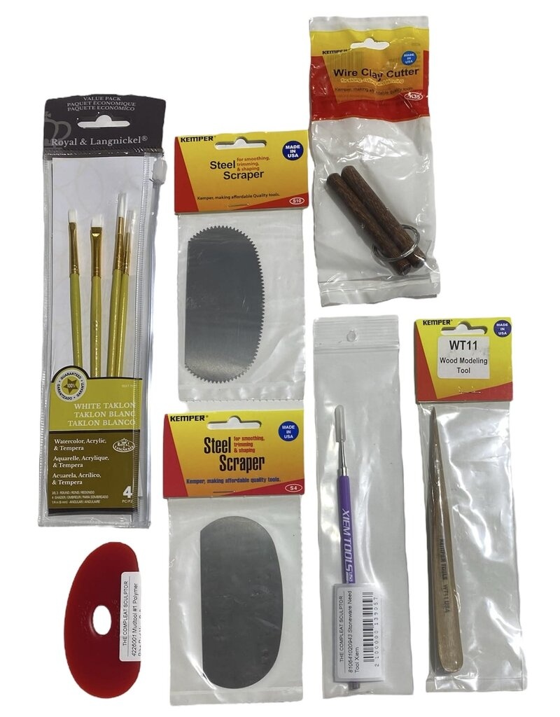 Pottery Tool Kit 8pc Set Ceramics KEMPER Tools for sale online