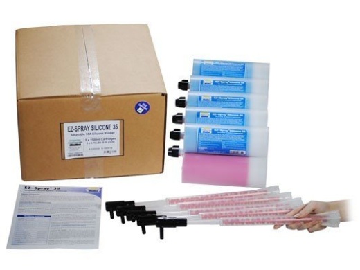 Ez-Spray 35 Silicone Cartidges Case Of 5 1500Ml