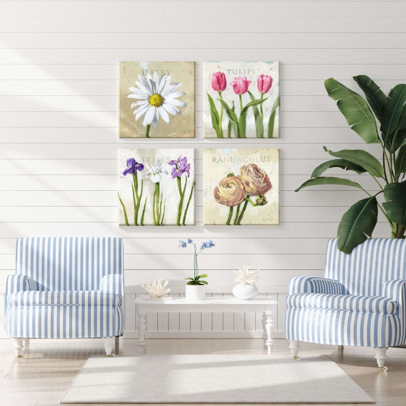 Tulip Trio Giclee Wall Art