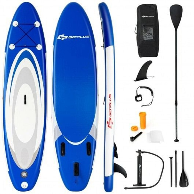 10 Feet Inflatable Stand Up Paddle Surfboard With Bag - Size: s