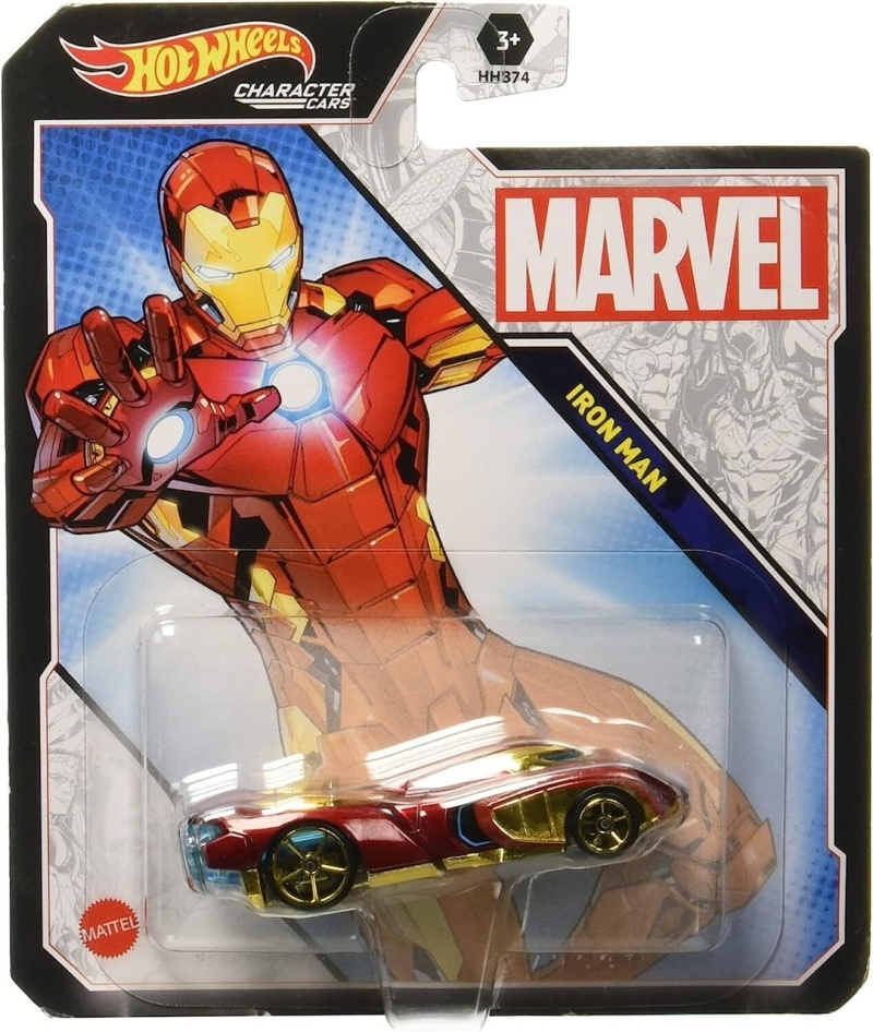 Marvel Iron Man Hot Wheels Character Cars