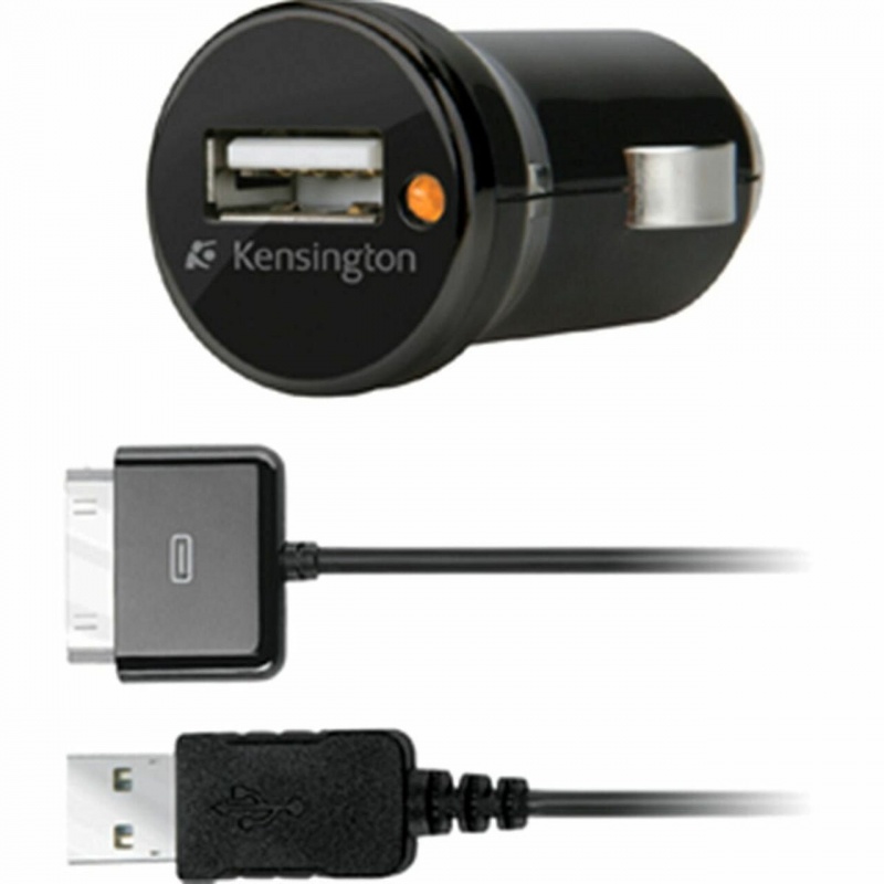 Kensington 1Amp Powerbolt Car Charger For Ipod/Iphone